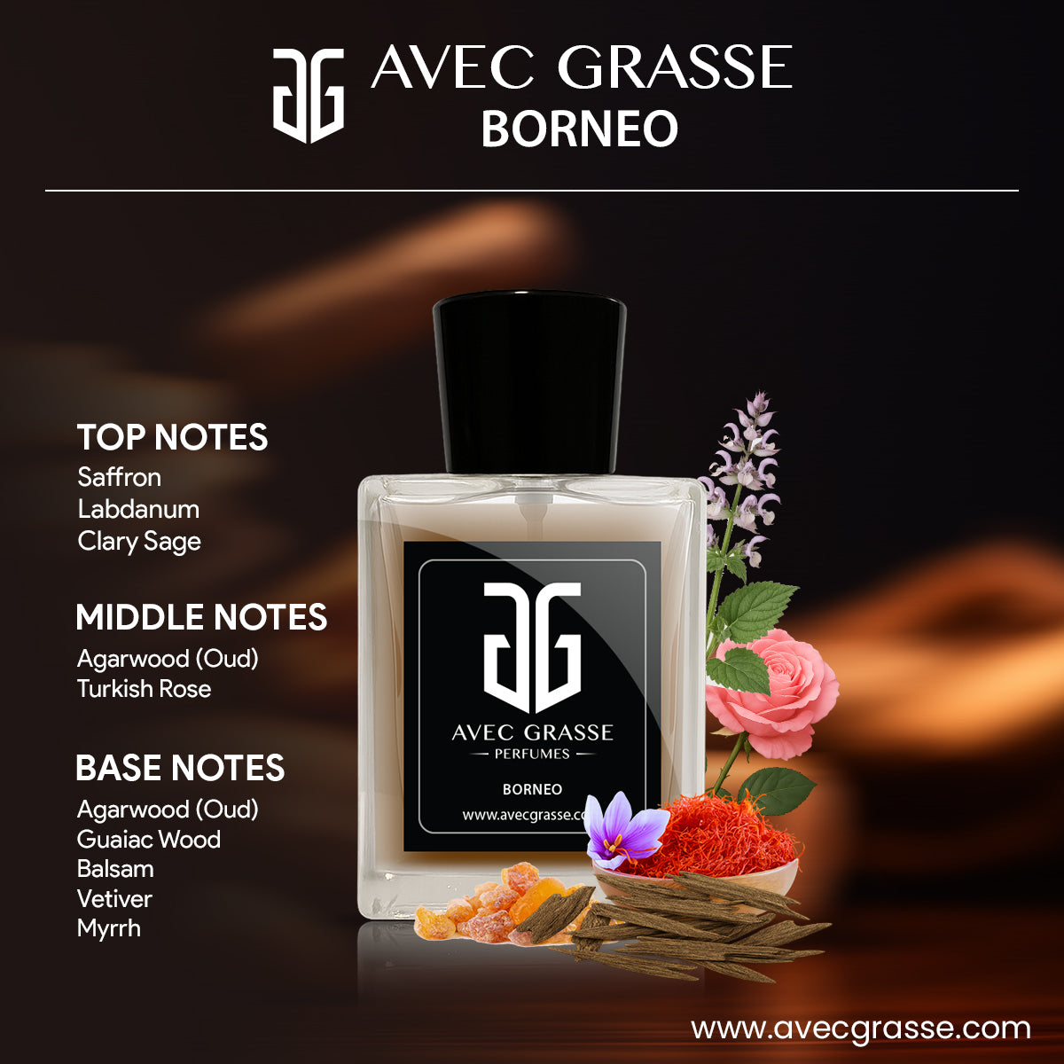 Borneo - 50ml Unisex Eau de Parfum