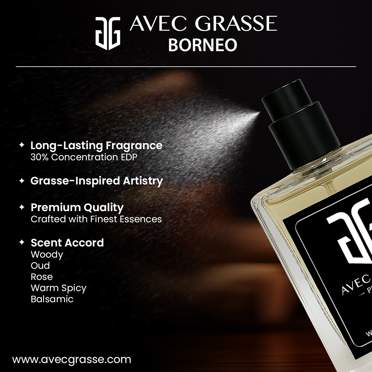 Borneo - 50ml Unisex Eau de Parfum