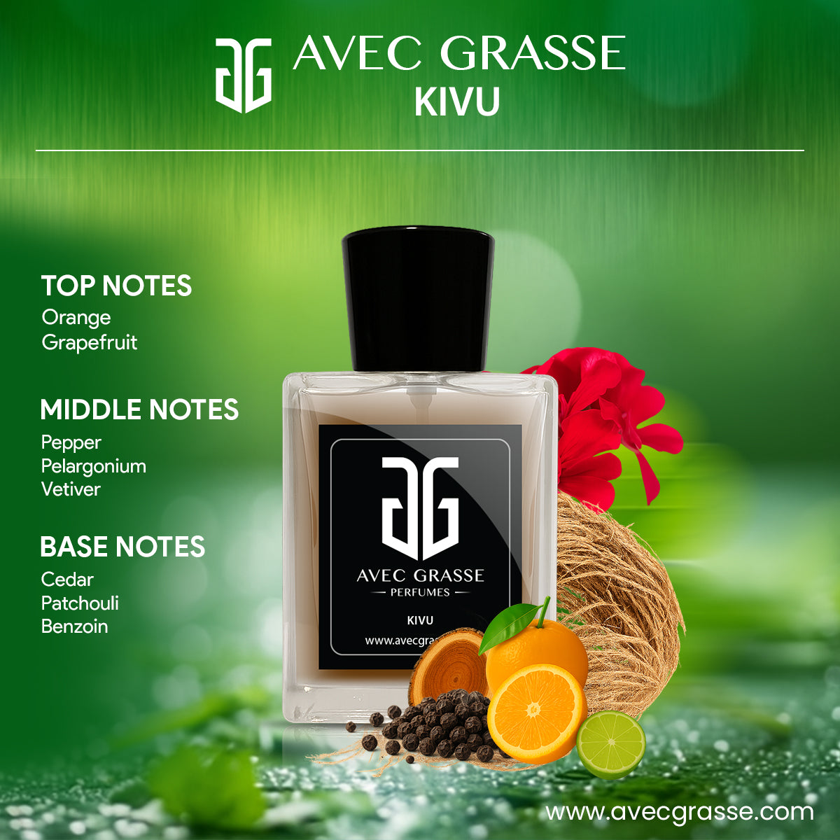 Kivu - 50ml Men Eau de Parfum