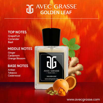 Avec Grasse Golden Leaf - 50ml Men Eau de Parfum