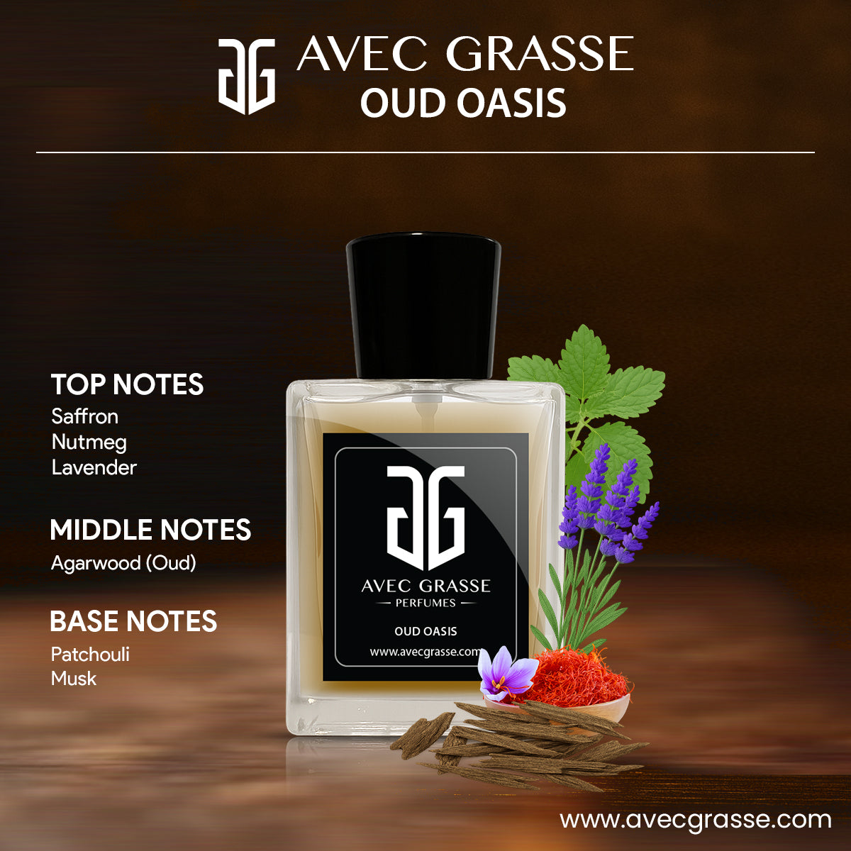 Oud Oasis - 50ml Unisex Eau de Parfum